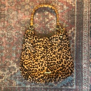 Enzo Angiolini Bamboo Handle Shoulder Bag